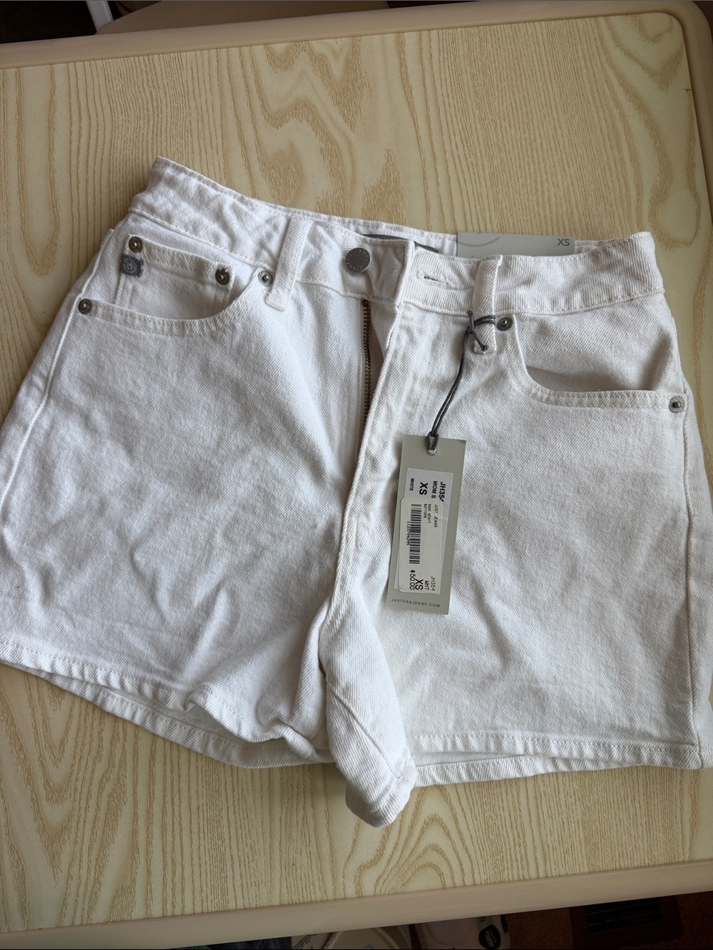 White Women's Denim Shorts - XS